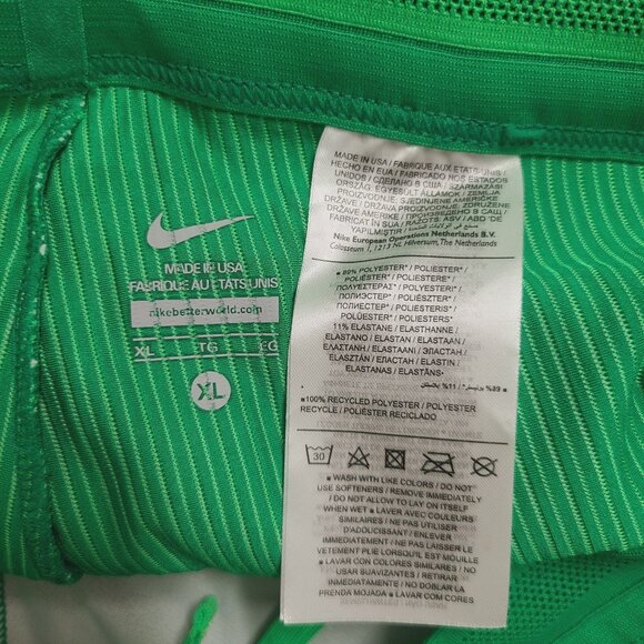 NEW Nike Pro Elite Made In USA Running Tights AO8491-000 Size XL Green - Picture 3 of 5